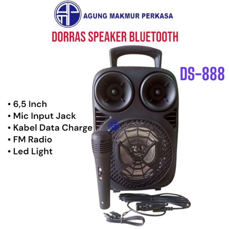 Speaker Bluetooth 6.5 Inch Bass Aktif + Mic Sound Bass