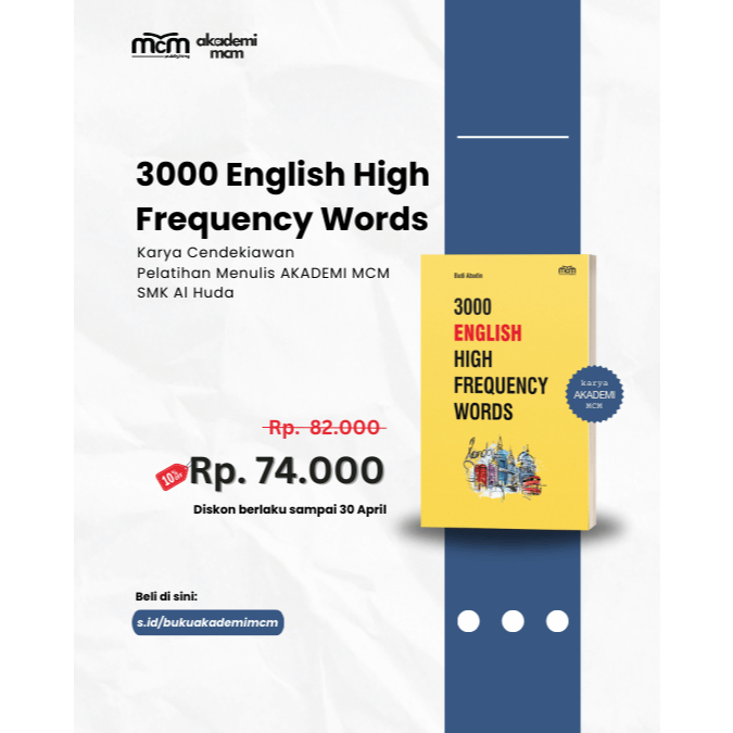 Buku 3000 English High Frequency Words karya Budi Abudin