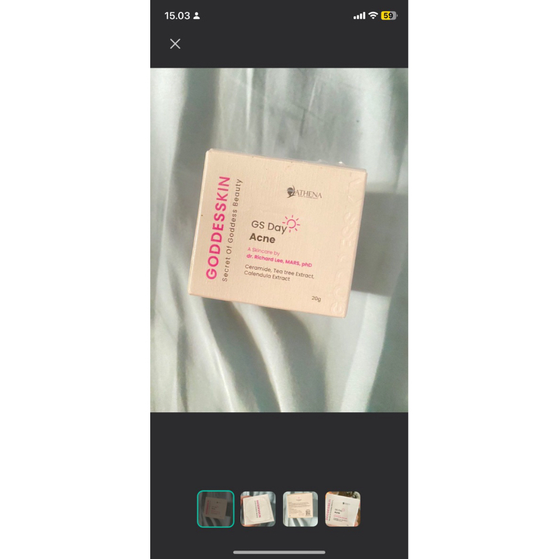 goddeskin acne day cream