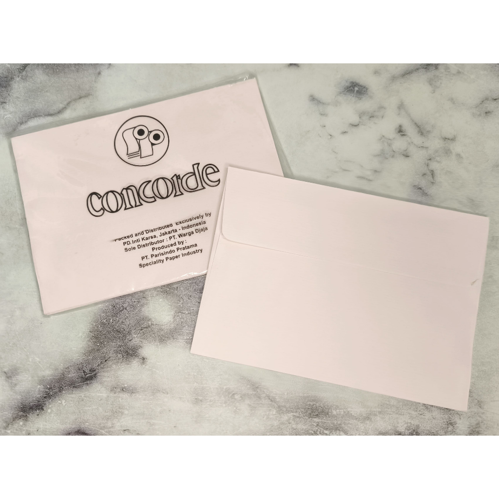 Amplop Concorde Amplop Undangan Warna Pink envelope