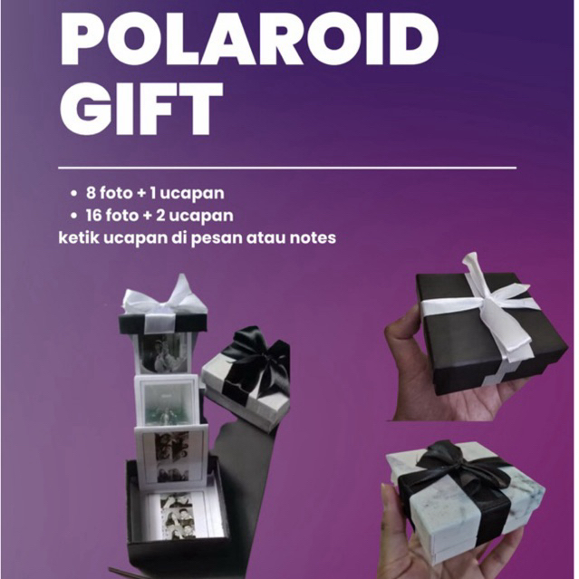 

PHOTO BOX GIFT POLAROID AESTHETIC KADO