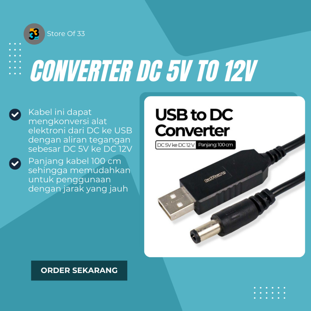 kabel usb power modem Converter dc 5v to 12v 0,8A / step up dc 5v to 12v / converter dc to dc / inve