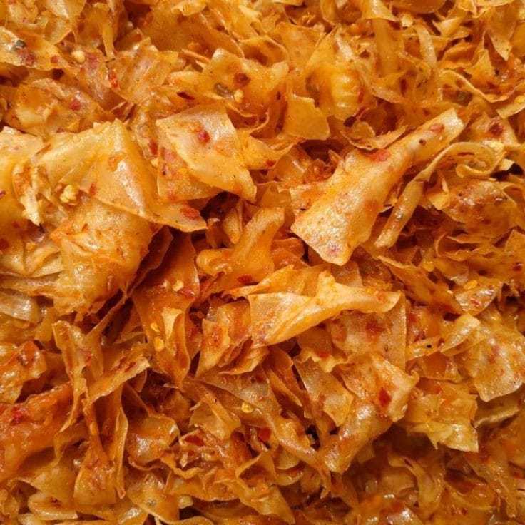 

100 GRAM KERIPIK SINGKONG KRIWIL | KRIPIK SINGKONG PEDAS DAUN JERUK