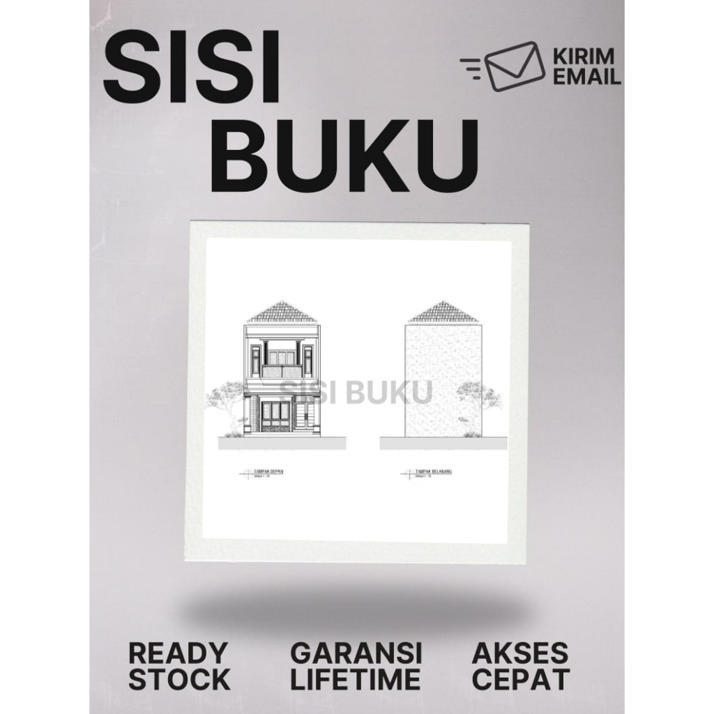 

[T-45] 400+ desain rumah terlengkap untuk referensi belajar gambar teknik bangunan