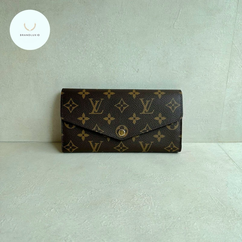 LV Sarah Wallet Monogram Red & Fuschia