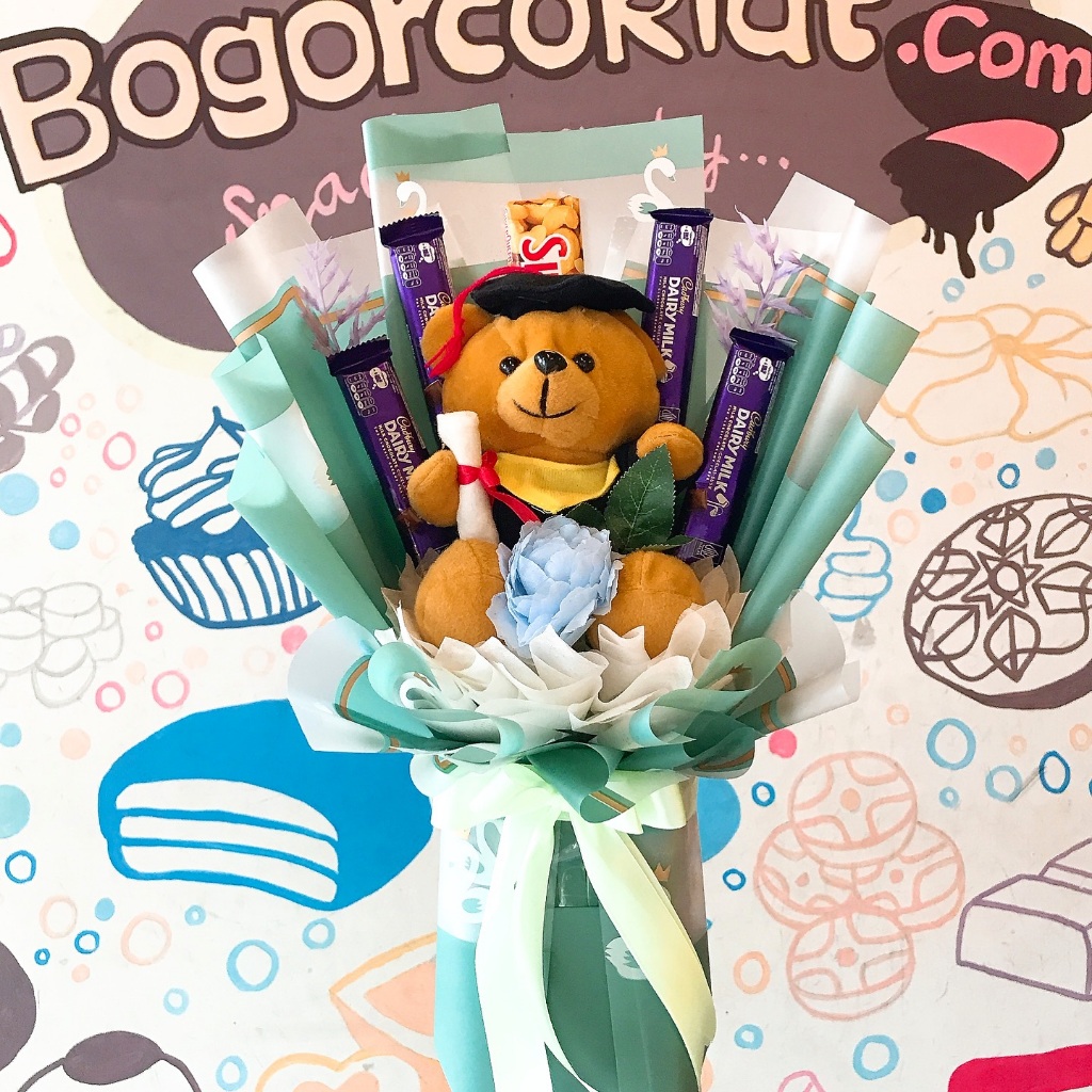 

Buket Coklat Graduation Teddy