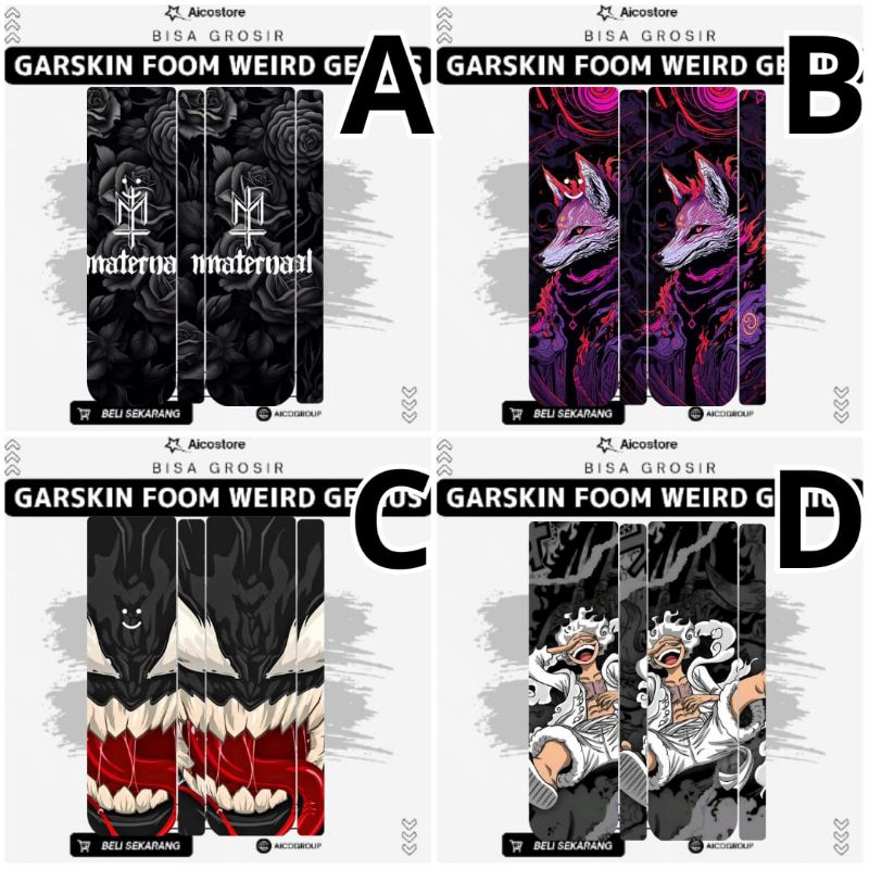 

Stiker Garskin F00M Weird Genius Gambar Bisa Custom Dan Anti Air