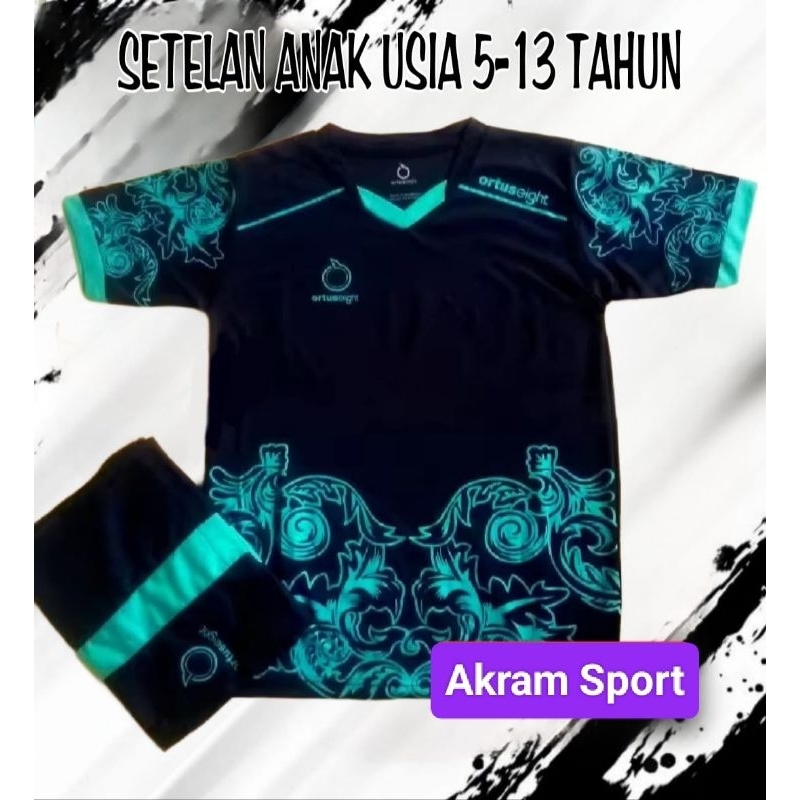 setelan baju Jersey untuk anak model batik terbaru