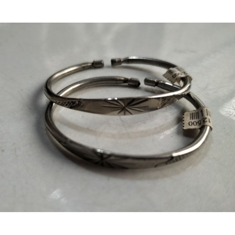 GELANG BAYI Besi Putih / Monel / Baja Putih / Gelang Anak | GA02