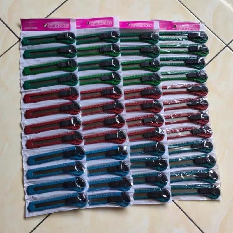 

CUTTER BESAR MURAH ( 12 PCS - RENCENG) BESAR