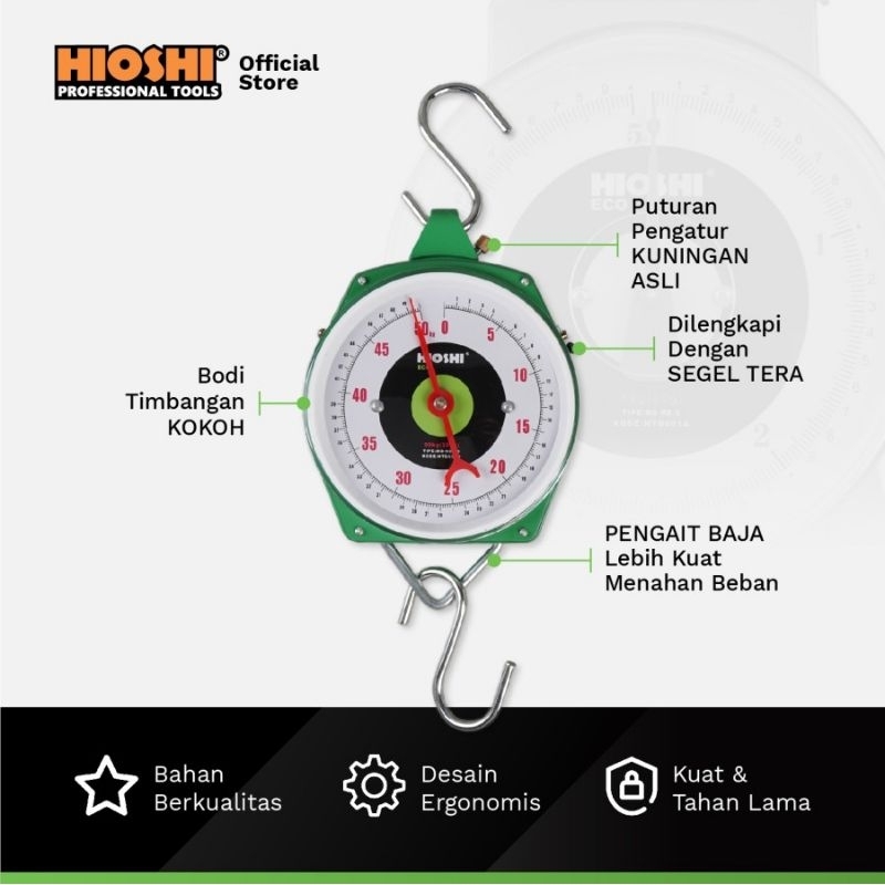 TIMBANGAN GANTUNG HIOSHI ECO