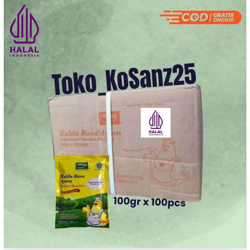 

Totole Kaldu Ayam 100gram / 100gr 1 DUS Isi 100 Pcs