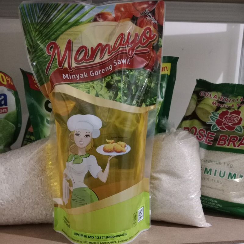 

Minyak goreng Mamayo kemasan 1 liter