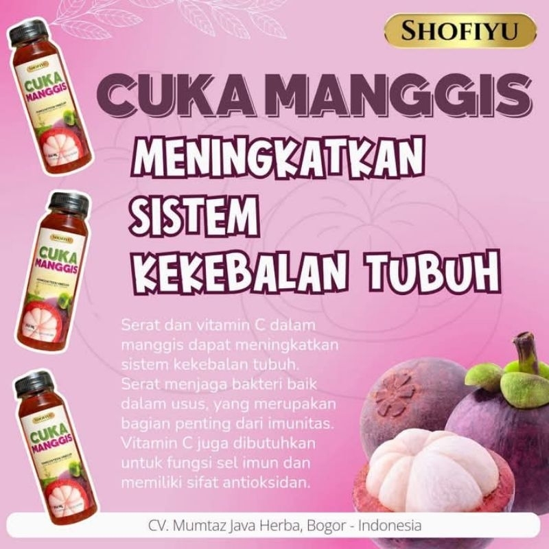 

cuka manggis shofiyu