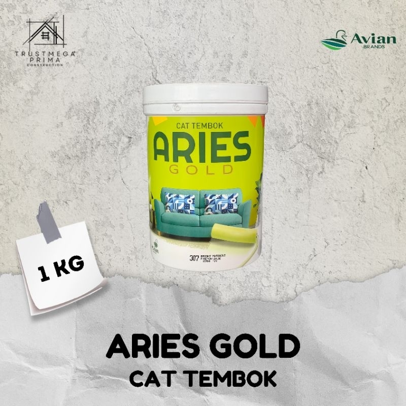 CAT TEMBOK ARIES GOLD 1KG WARNA LENGKAP