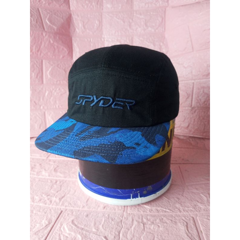 Topi Spyder US Ski Team Hat USA Olympics Sports Cap Cotton Polyester 5 Panel
