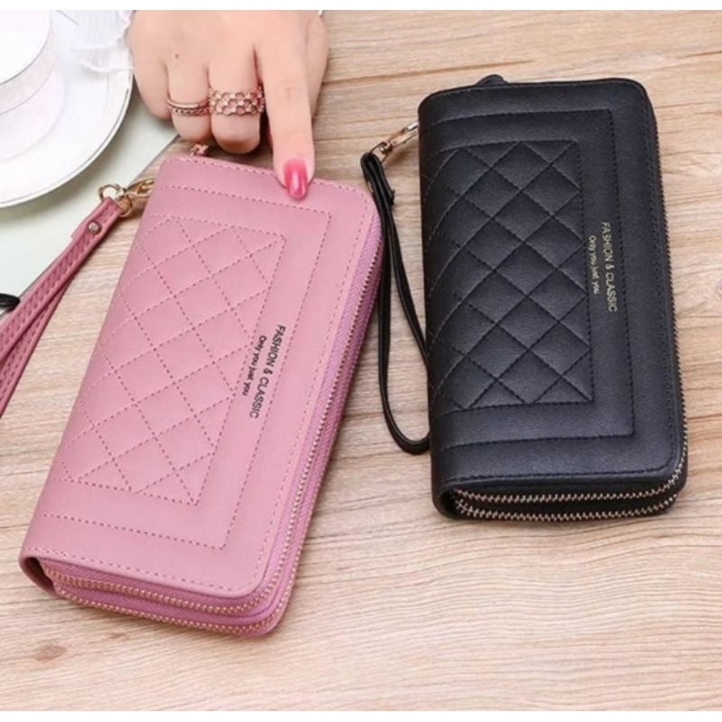 Dompet Wanita Model Bordir / Dompet Wanita Kekinian / Dompet Puch Wanita / Dompet Panjang