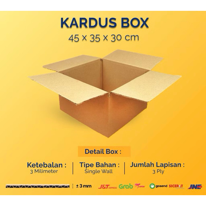 

Kardus Box Packaging Ukuran 45x35x30