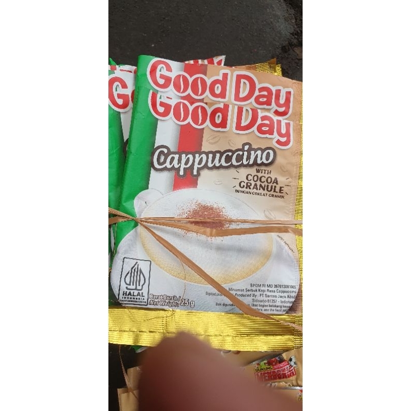 

bungkus bekas sachet good Day capucino