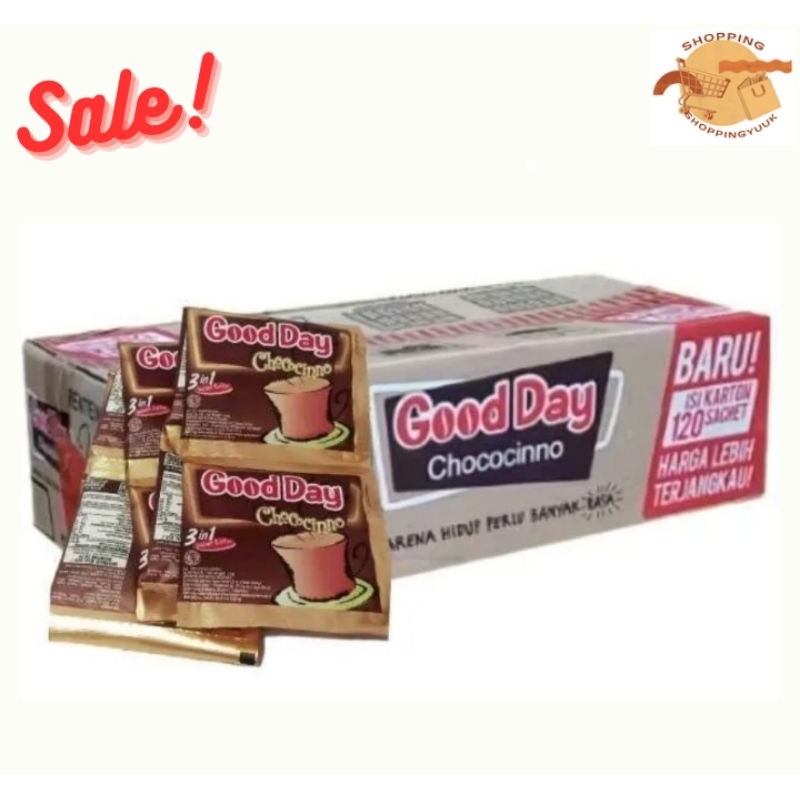 

Good Day Chococinno Kopi Instant 3in1 (20 g/120 sachet/karton)