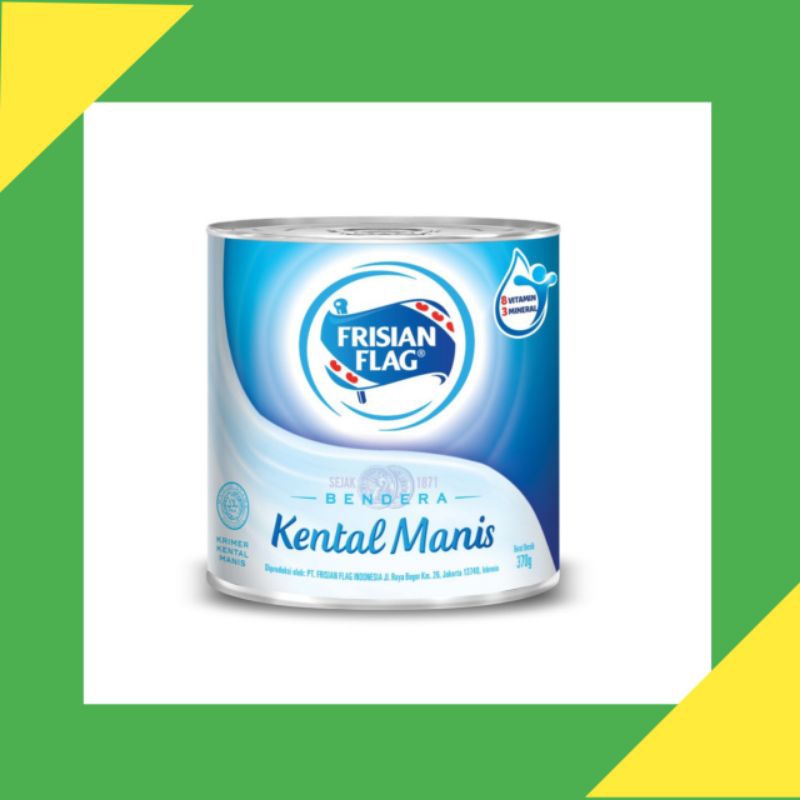 

Frisian Flag Bendera Kental Manis Kaleng 370g