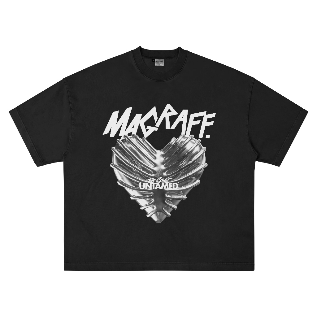 [COD] MAGRAFF BOXY FIT 20S OVERSIZED TSHIRT CHROME HEART Kaos Pria Original