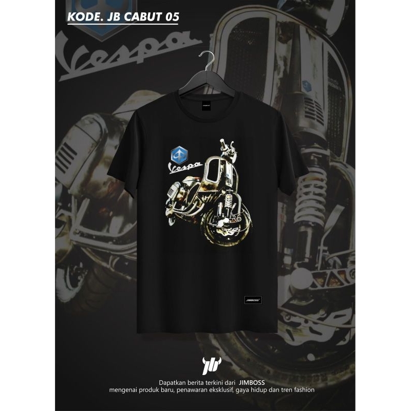 T-Shirt Distro Unisex Black CD 05