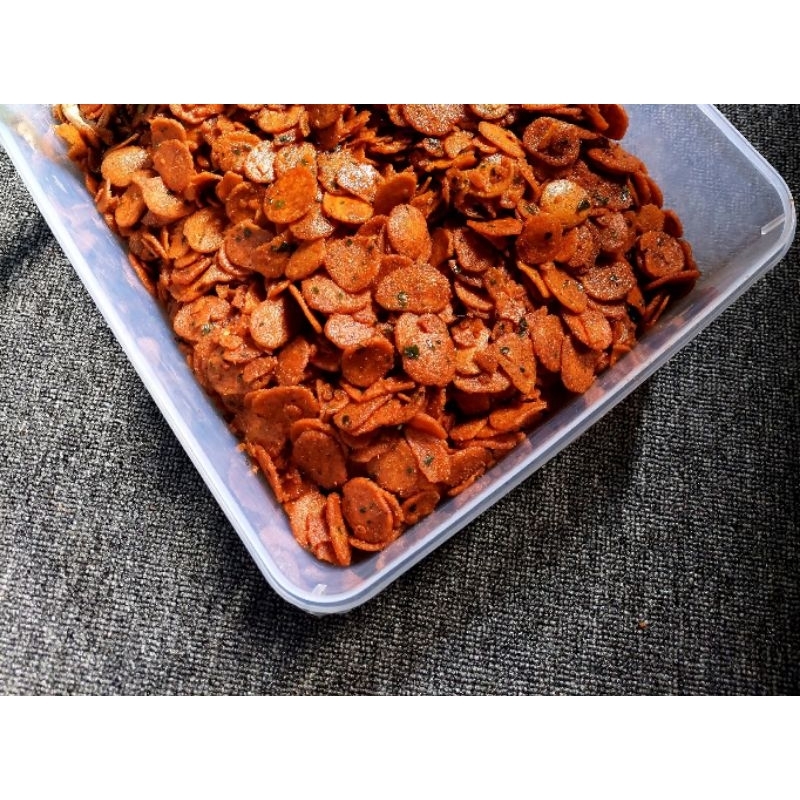 

RK SOSRENG PEDAS / SOSIS GORENG PEDAS DAUN JERUK 1KG