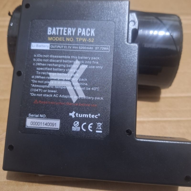 BATTERAY SPLICER TUMTEC/batre splicer tumtec