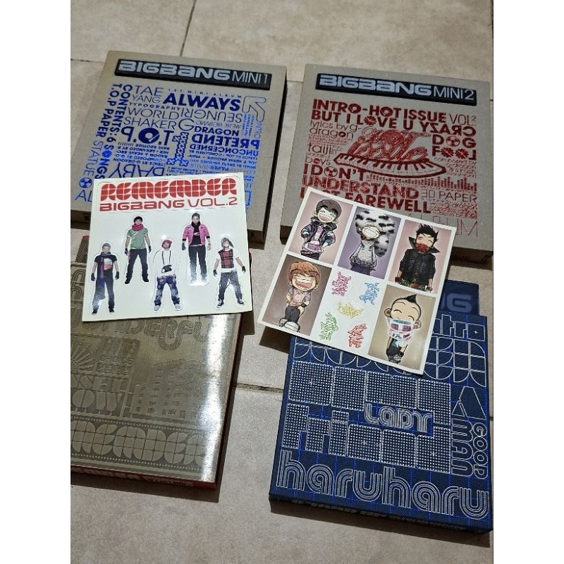 bigbang mini album set