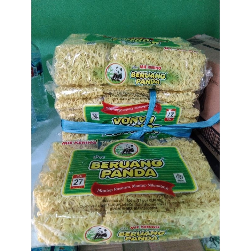 

Mie beruang panda isi 27 keping
