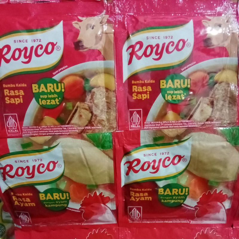 

Royco sachet 1 renceng 12 pcs