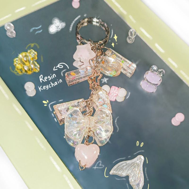 (PRE ORDER) Ganci resin || Keychain || Gantungan kunci resin || Ganci Hp // Eforia.item