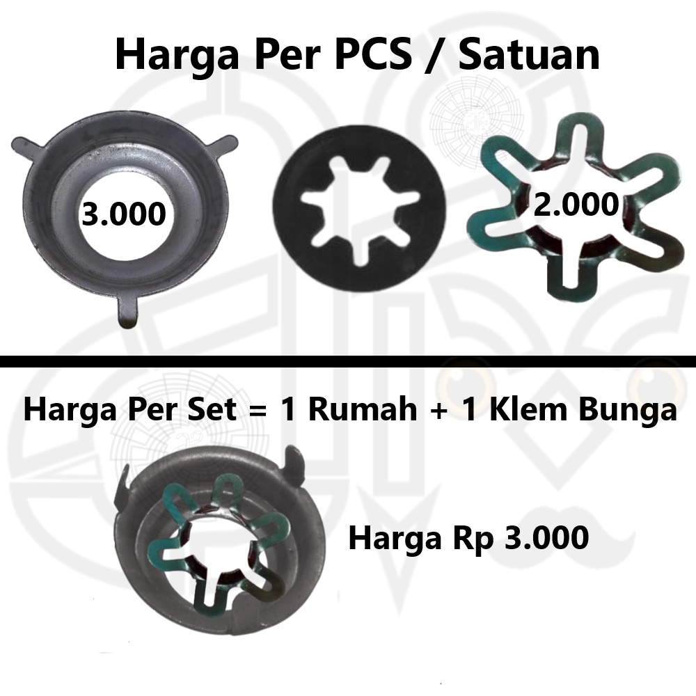 Klem Boshing Kipas / Tahanan Boshing kipas 12-16 inch