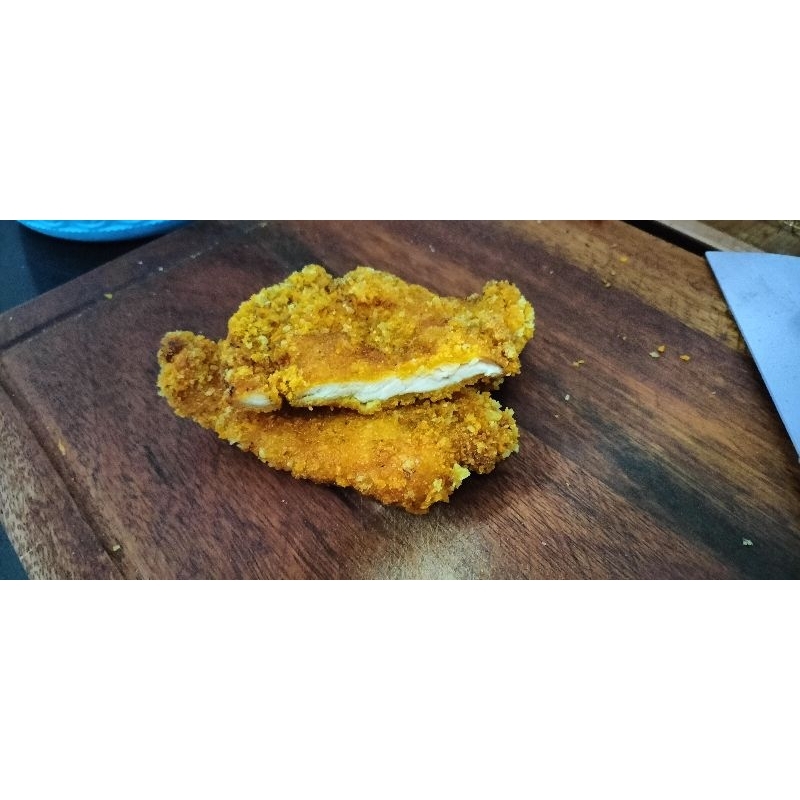 

chicken Katsu Premium single, isi 1 pcs, tinggal goreng