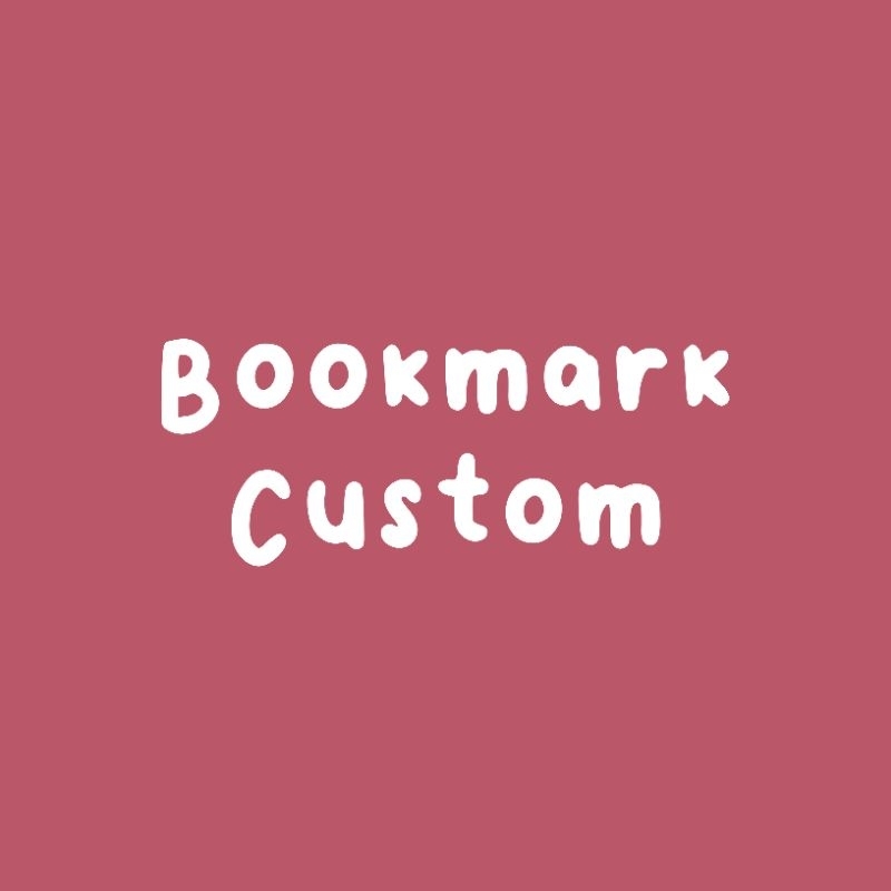 

Paket Bookmark Custom Taza