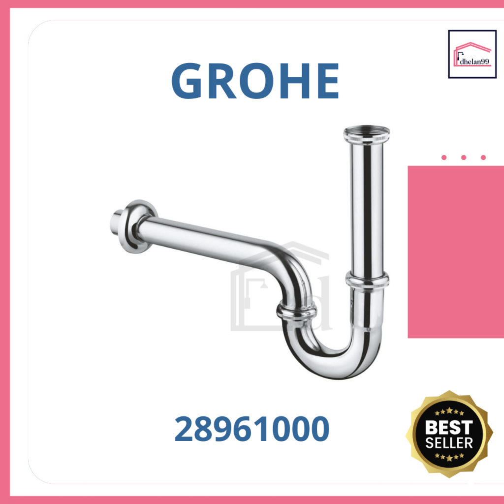 P-TRAP Grohe / Sifon Grohe 28961000-wastafel