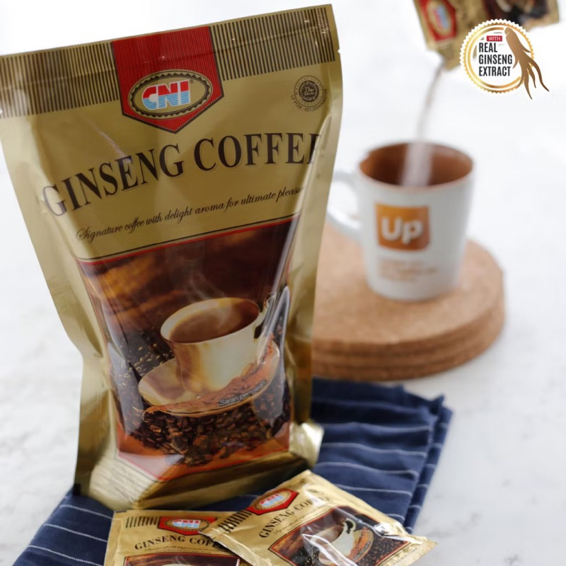 

10 Sachet Ecer CNI GINSENG COFFEE - Ginseng Kopi Ekonomis 1/2 Pak