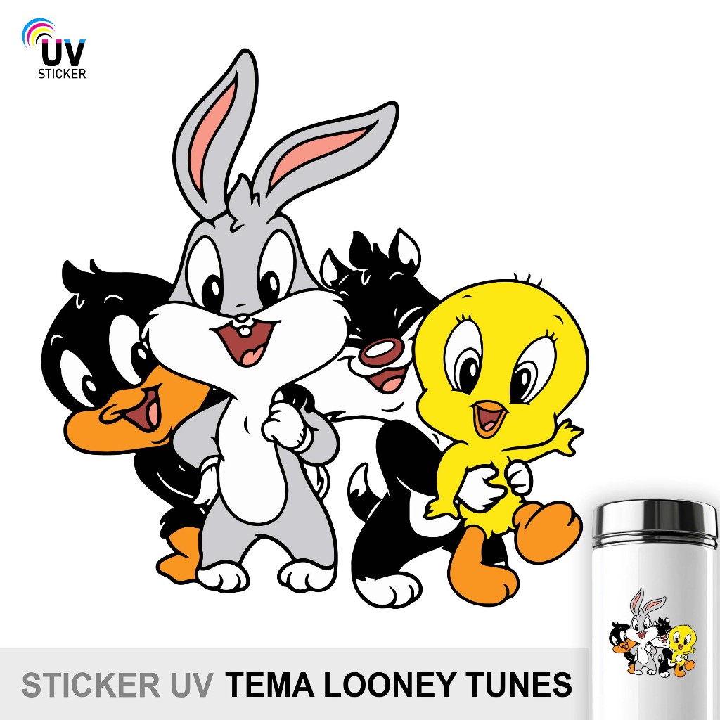 

STIKER UV - TEMA LOONEY TUNES | STICKER UV, STICKER MOTOR, STICKER MOBIL, STICKER HELM, STICKER TUMBLER, STICKER 3D, STICKER UV DTF BY UVSticker