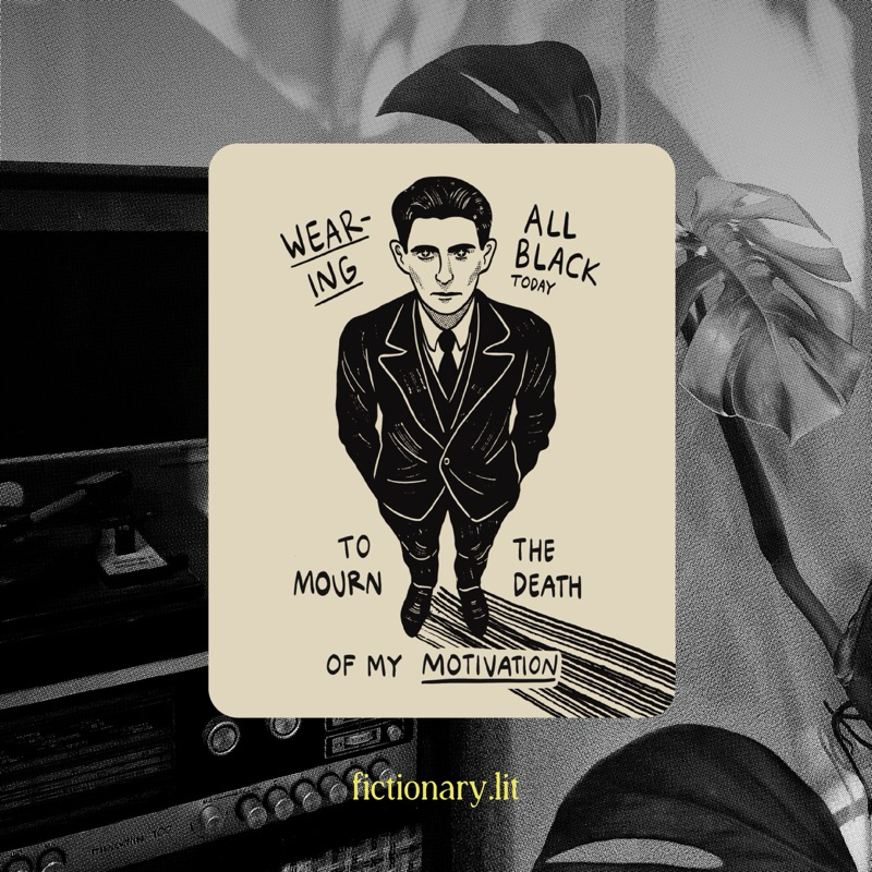 

Demotivated Franz Kafka Vinyl Sticker