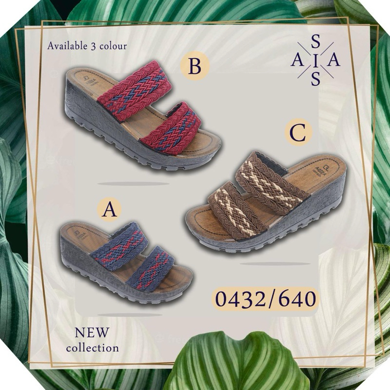 New collection sendal wanita inport sendal turki original sandal nyaman ringan 0432/640