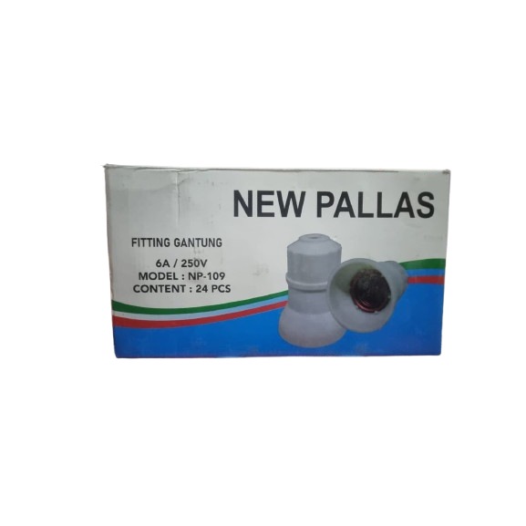 1 PACK FITTING GANTUNG NEW PALLAS - FITTING LAMPU TOPI NEW PALLAS (ISI 24 PCS)
