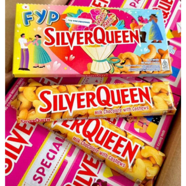 

COKLAT SILVERQUEEN PAKET 5 PACK (55gr x 2 pcs)