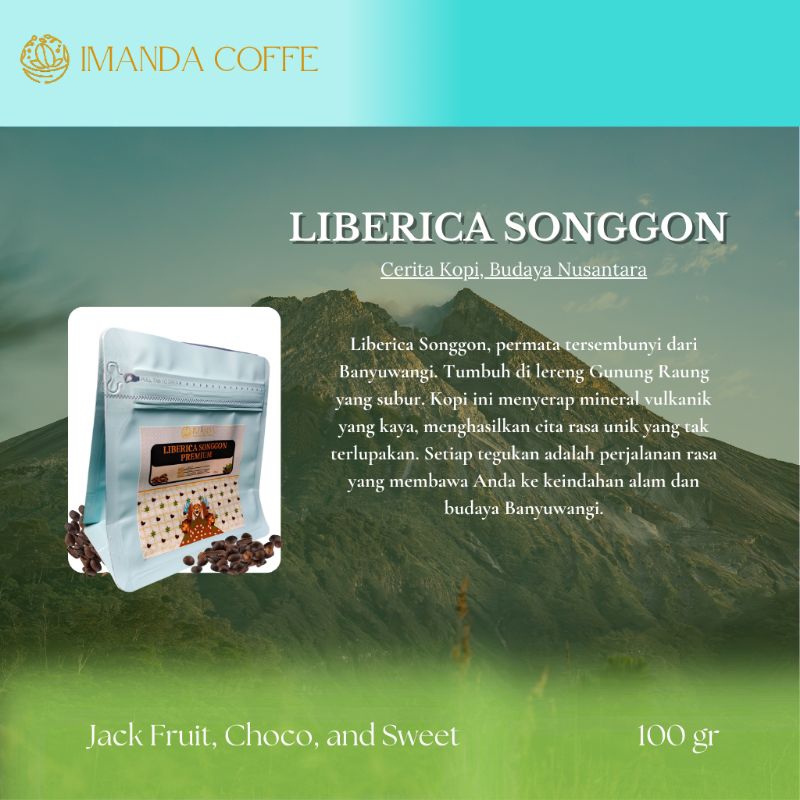 

IMANDA COFFEE Kopi Liberica dari Petani Lokal Kualitas Ekspor Kemasan 100 gram