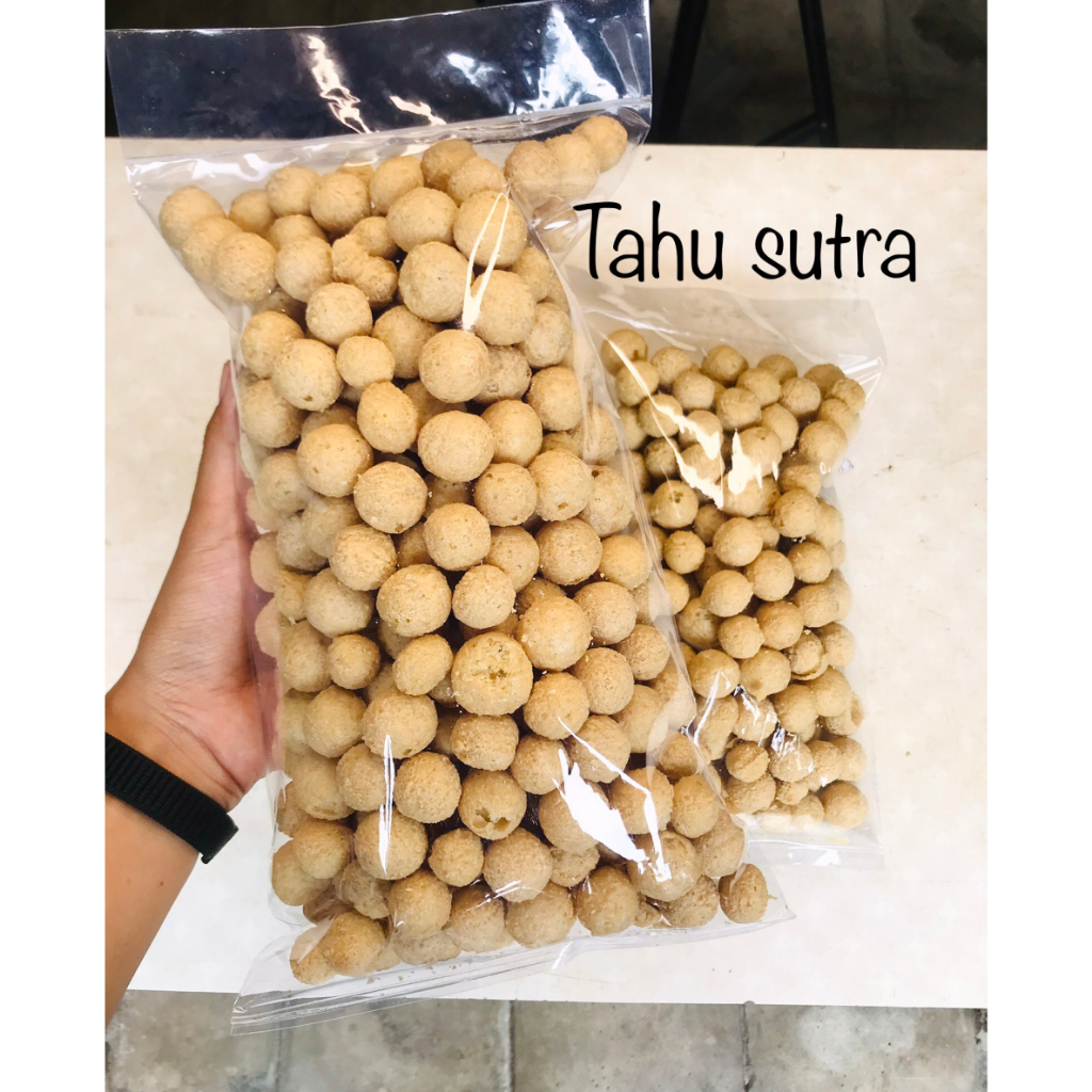 

Tahu Sutra 1kg 500gr 250gr Tahu Kelereng Bulat Mini Pedas Gurih