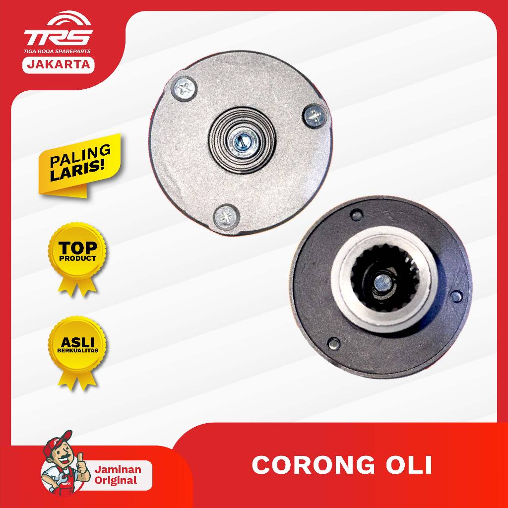 TRS Corong Oli Motor Roda Tiga Viar Karya Oil Cooler Tossa Hercules Motor Roda Tiga Spareparts Origi