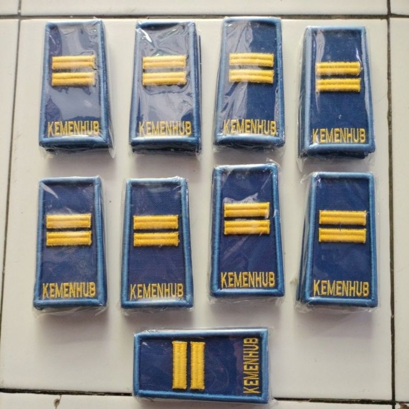 pangkat kemenhub/pangkat kemenhub bordir timbul