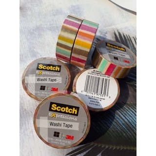 

Scotch 3M C314-P37 Expression Washi Tape 0.59 IN x 393 IN (10.9 yd) 15mm x 10m