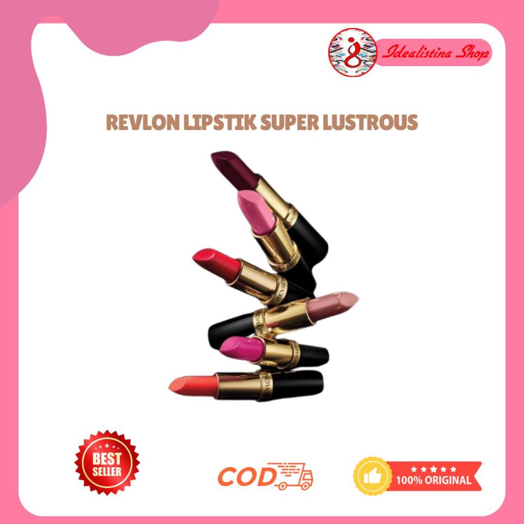 REVLON LIPSTIK SUPER LUSTROUS ORIGINAL