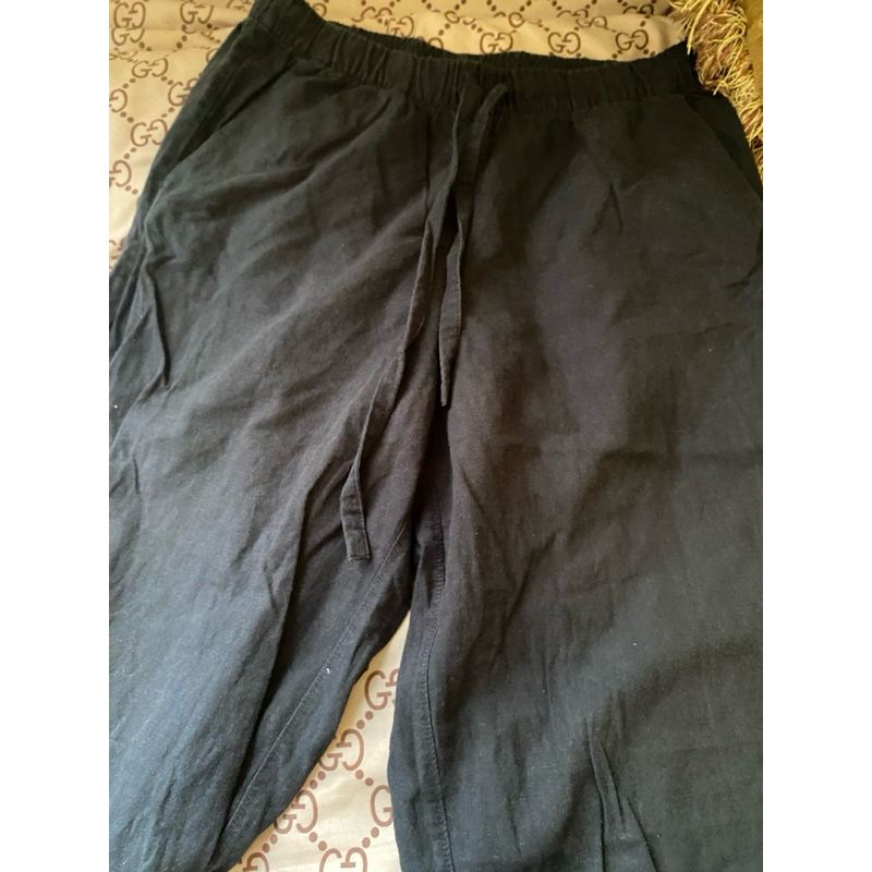 preloved celana uniqlo wanita, serut pants